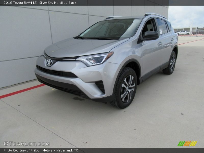 Silver Sky Metallic / Black 2016 Toyota RAV4 LE