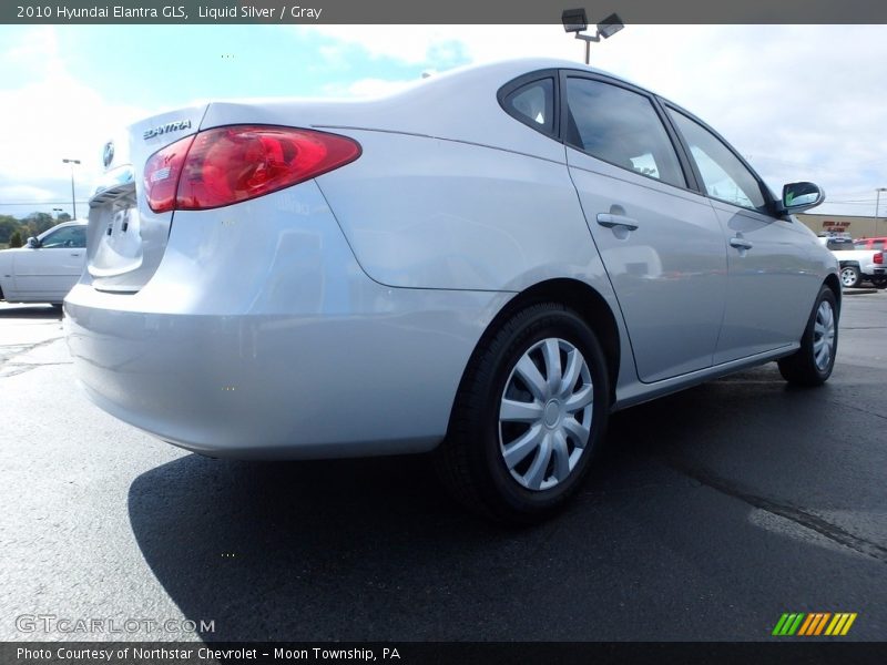 Liquid Silver / Gray 2010 Hyundai Elantra GLS