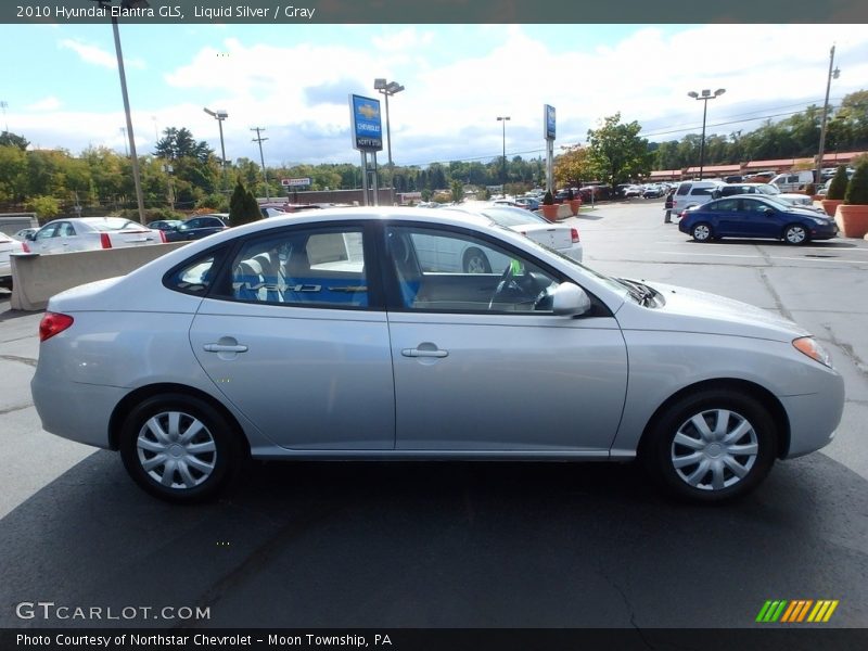 Liquid Silver / Gray 2010 Hyundai Elantra GLS