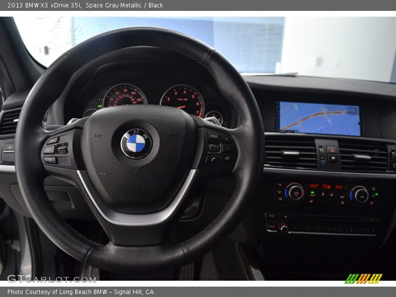 Space Gray Metallic / Black 2013 BMW X3 xDrive 35i