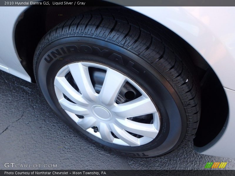Liquid Silver / Gray 2010 Hyundai Elantra GLS
