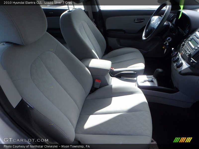 Liquid Silver / Gray 2010 Hyundai Elantra GLS