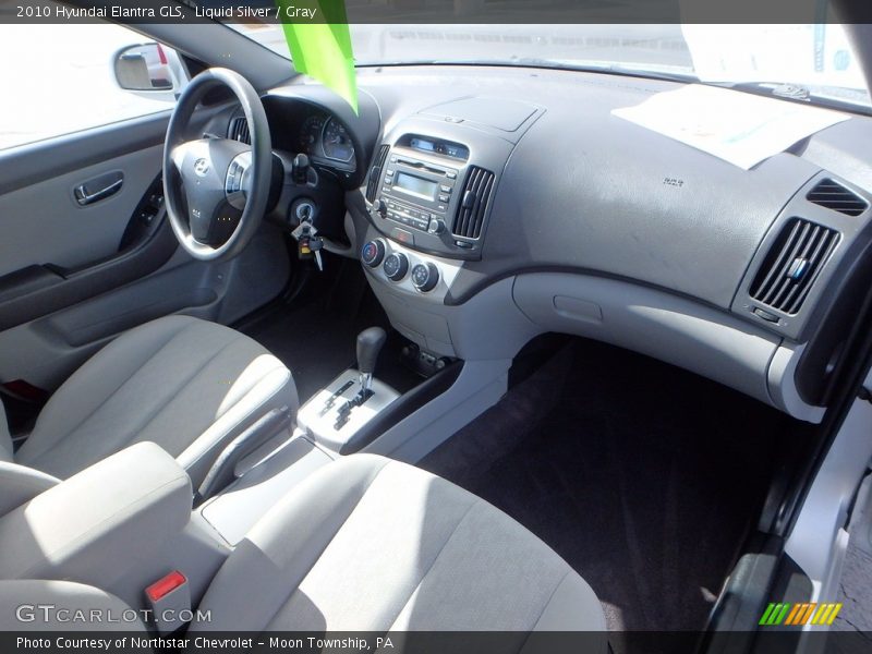 Liquid Silver / Gray 2010 Hyundai Elantra GLS