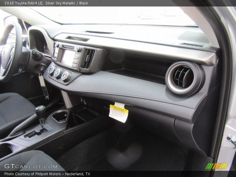 Silver Sky Metallic / Black 2016 Toyota RAV4 LE