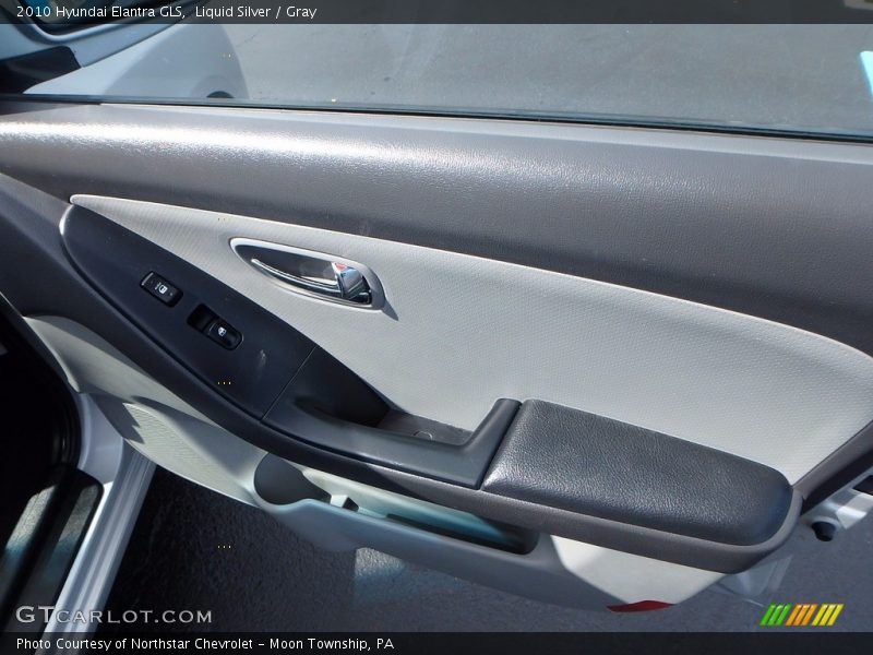 Liquid Silver / Gray 2010 Hyundai Elantra GLS