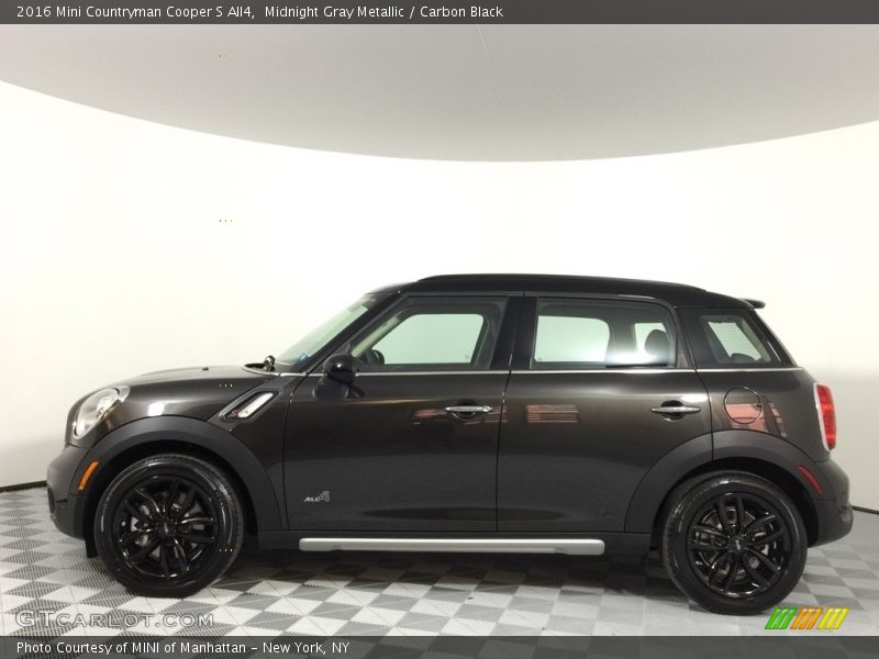 Midnight Gray Metallic / Carbon Black 2016 Mini Countryman Cooper S All4