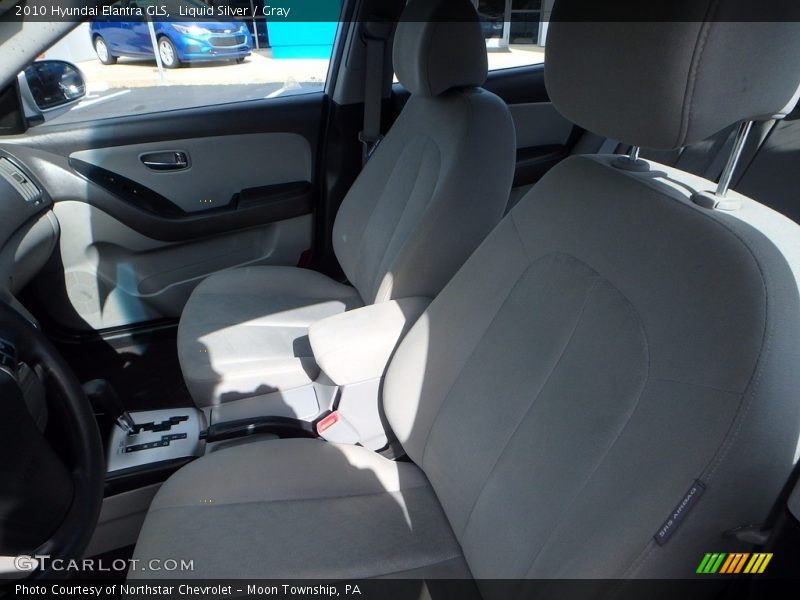 Liquid Silver / Gray 2010 Hyundai Elantra GLS