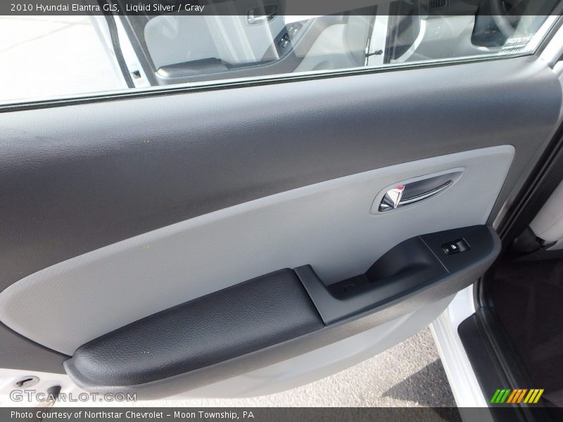 Liquid Silver / Gray 2010 Hyundai Elantra GLS