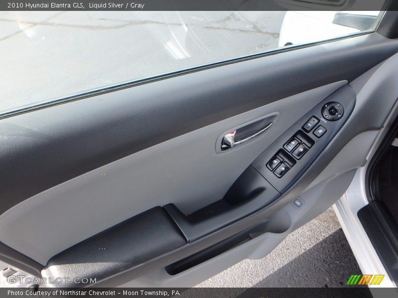 Liquid Silver / Gray 2010 Hyundai Elantra GLS