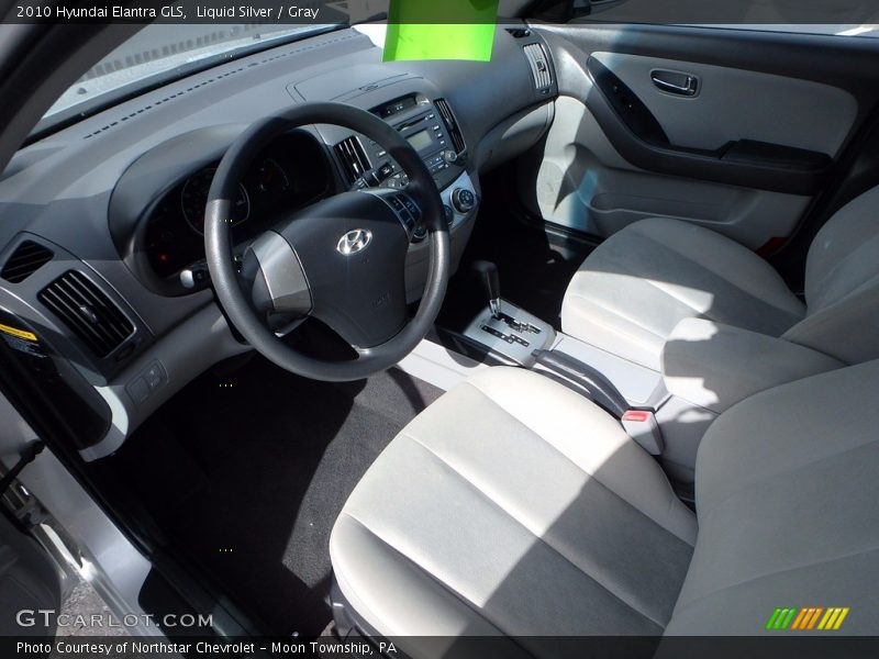 Liquid Silver / Gray 2010 Hyundai Elantra GLS