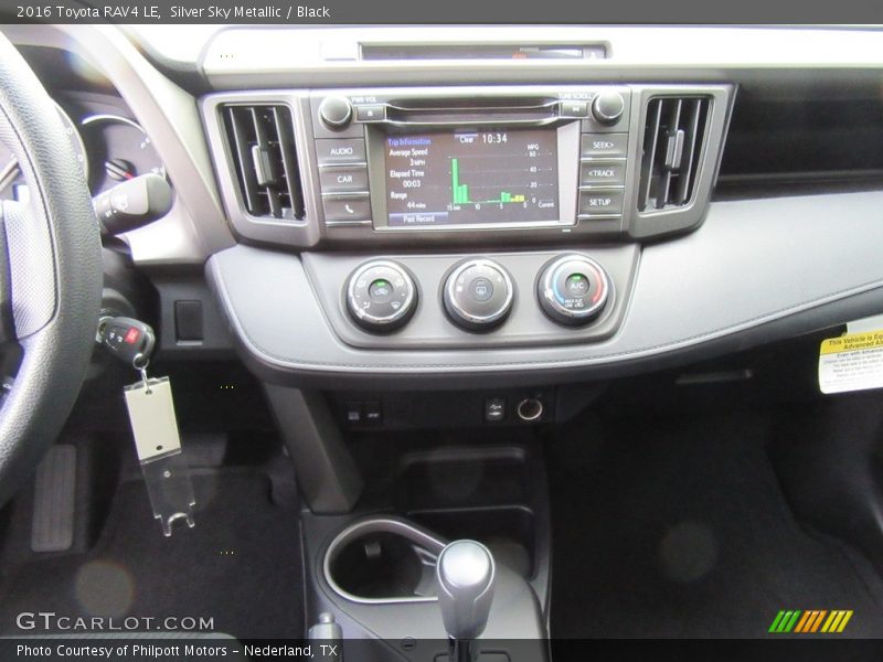 Silver Sky Metallic / Black 2016 Toyota RAV4 LE
