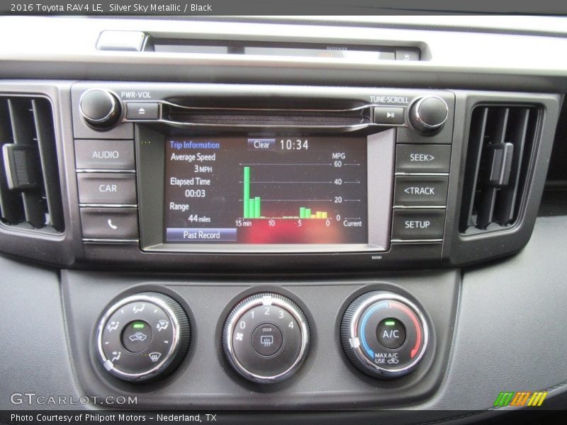 Silver Sky Metallic / Black 2016 Toyota RAV4 LE