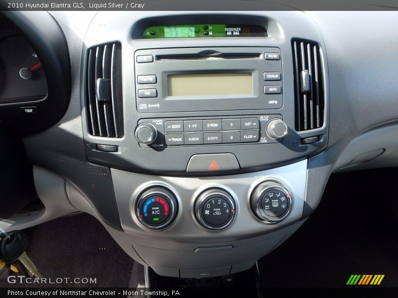 Liquid Silver / Gray 2010 Hyundai Elantra GLS