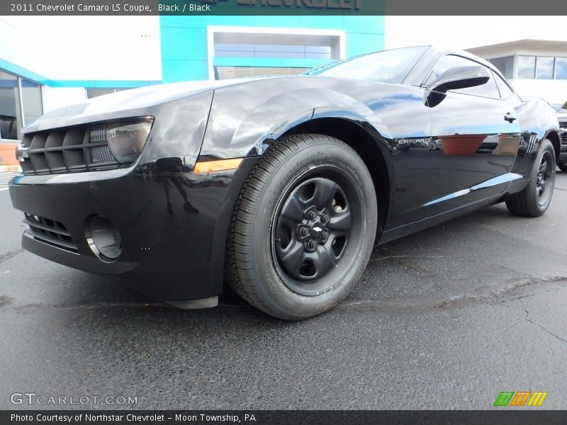 Black / Black 2011 Chevrolet Camaro LS Coupe