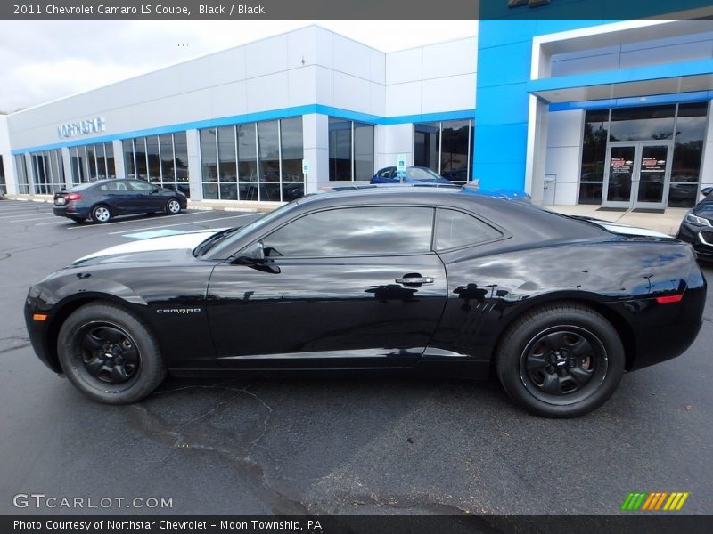 Black / Black 2011 Chevrolet Camaro LS Coupe
