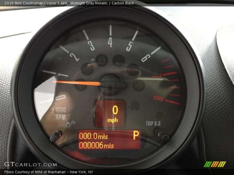 Midnight Gray Metallic / Carbon Black 2016 Mini Countryman Cooper S All4