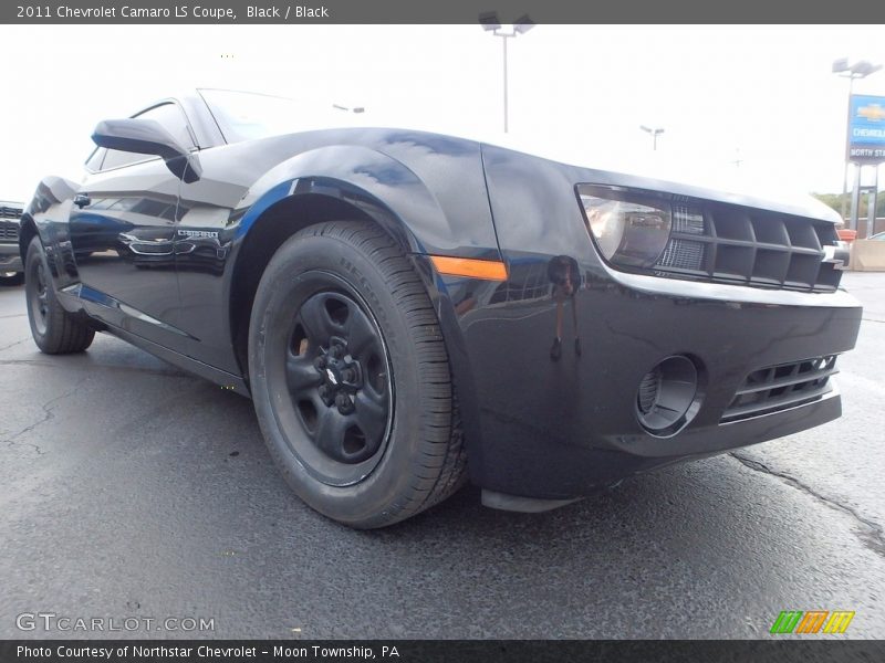 Black / Black 2011 Chevrolet Camaro LS Coupe