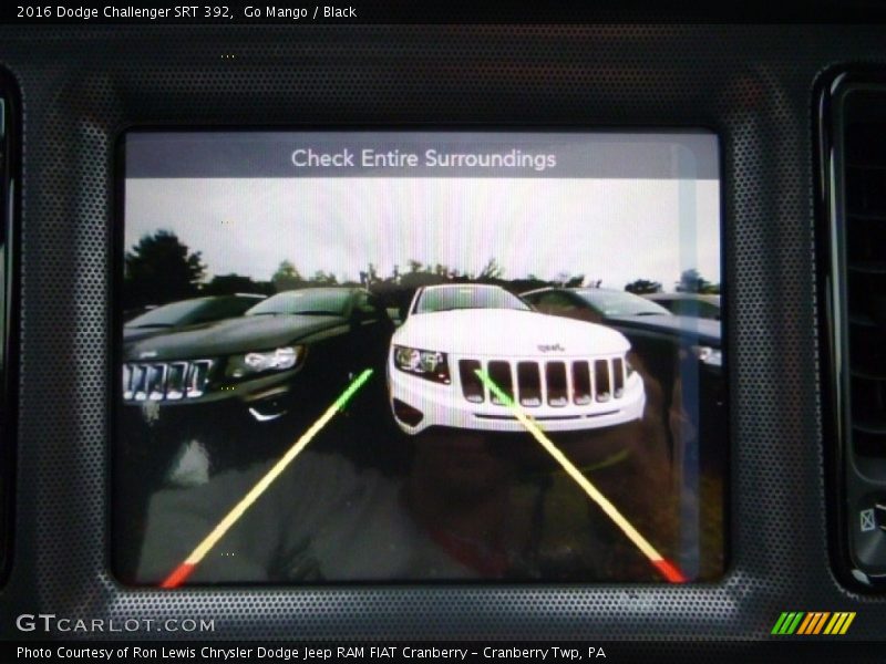 Go Mango / Black 2016 Dodge Challenger SRT 392