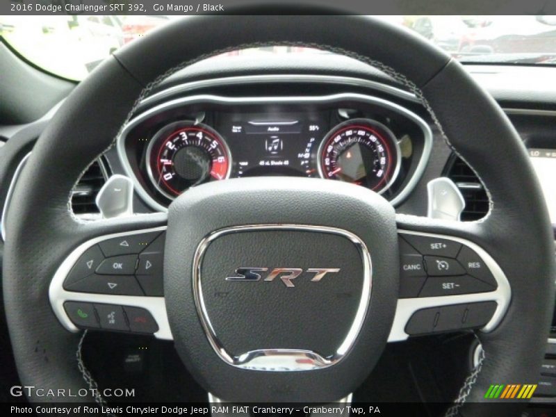 Go Mango / Black 2016 Dodge Challenger SRT 392