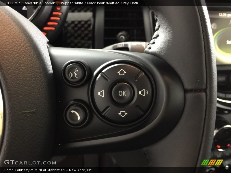 Pepper White / Black Pearl/Mottled Grey Cloth 2017 Mini Convertible Cooper S