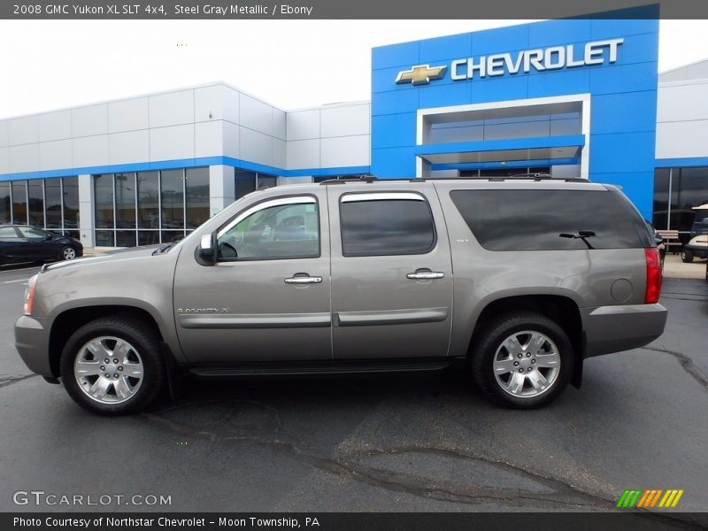 Steel Gray Metallic / Ebony 2008 GMC Yukon XL SLT 4x4