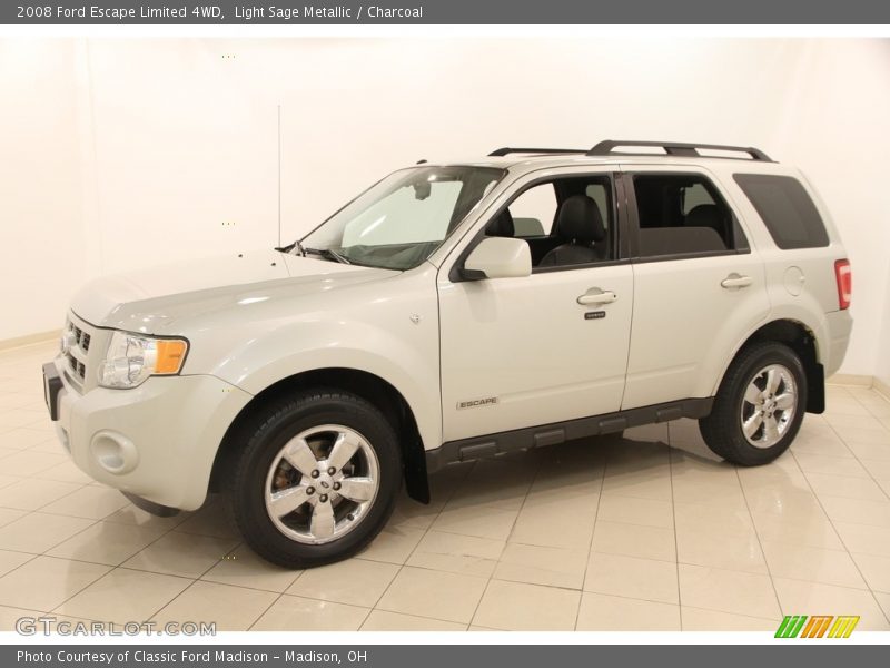 Light Sage Metallic / Charcoal 2008 Ford Escape Limited 4WD