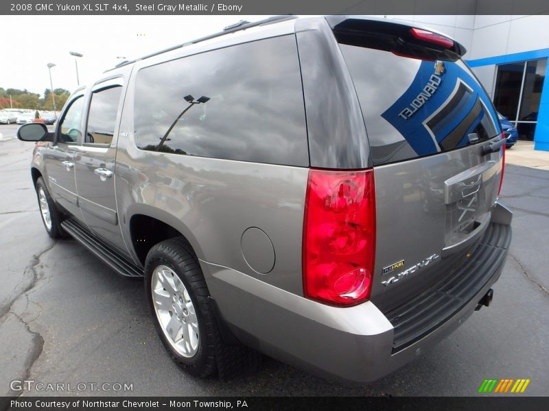 Steel Gray Metallic / Ebony 2008 GMC Yukon XL SLT 4x4