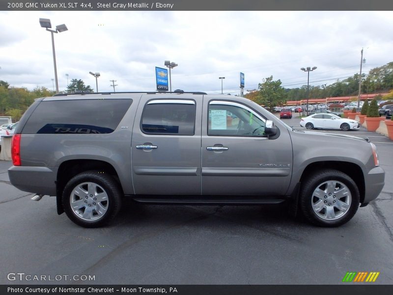 Steel Gray Metallic / Ebony 2008 GMC Yukon XL SLT 4x4