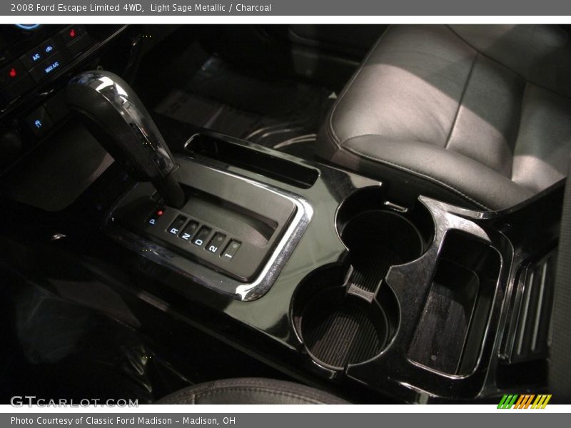 Light Sage Metallic / Charcoal 2008 Ford Escape Limited 4WD