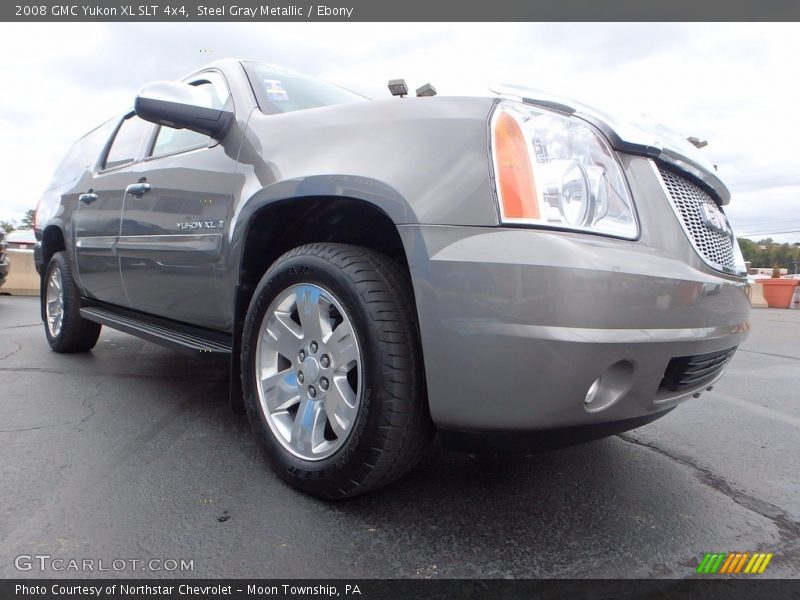 Steel Gray Metallic / Ebony 2008 GMC Yukon XL SLT 4x4