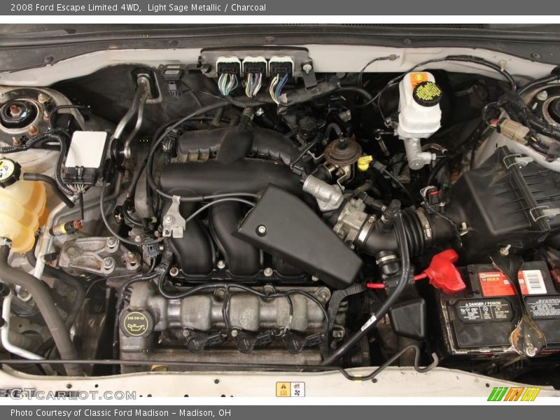 Light Sage Metallic / Charcoal 2008 Ford Escape Limited 4WD