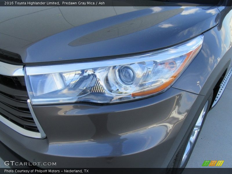 Predawn Gray Mica / Ash 2016 Toyota Highlander Limited