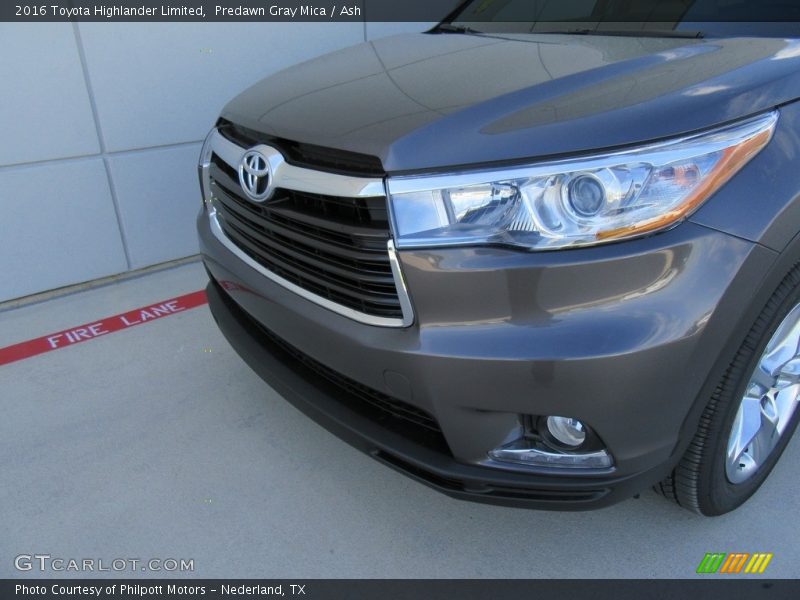 Predawn Gray Mica / Ash 2016 Toyota Highlander Limited