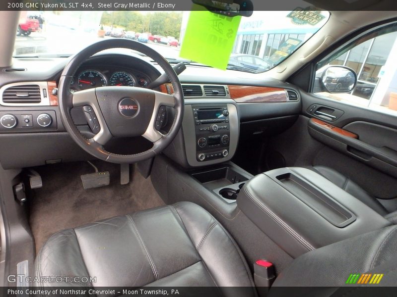 Steel Gray Metallic / Ebony 2008 GMC Yukon XL SLT 4x4