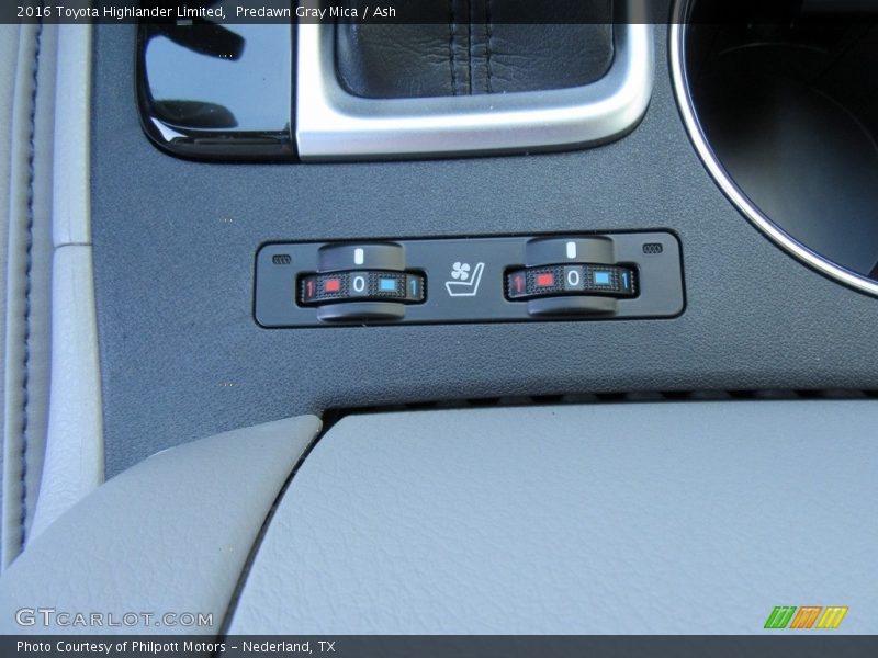 Predawn Gray Mica / Ash 2016 Toyota Highlander Limited