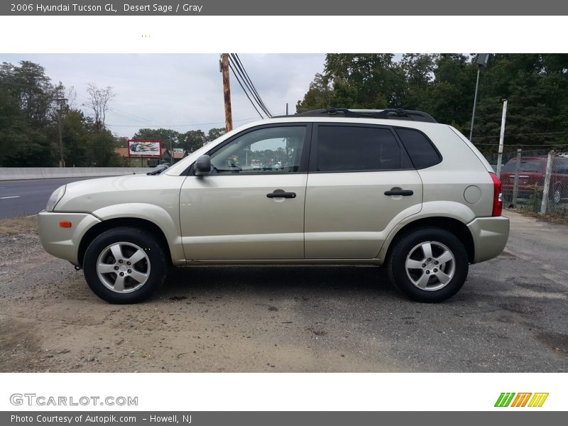 Desert Sage / Gray 2006 Hyundai Tucson GL
