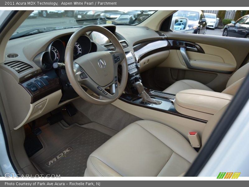 Aspen White Pearl / Parchment 2011 Acura MDX Technology