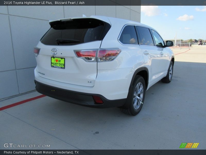 Blizzard Pearl / Ash 2016 Toyota Highlander LE Plus