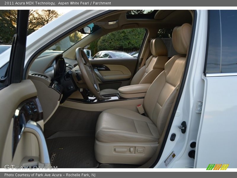 Aspen White Pearl / Parchment 2011 Acura MDX Technology