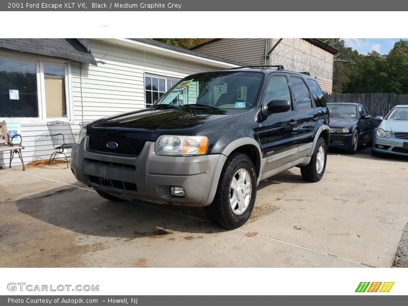Black / Medium Graphite Grey 2001 Ford Escape XLT V6