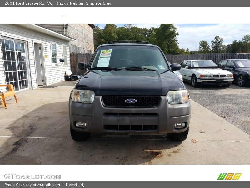 Black / Medium Graphite Grey 2001 Ford Escape XLT V6