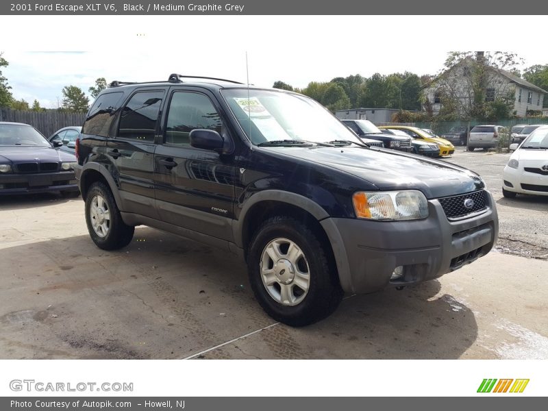 Black / Medium Graphite Grey 2001 Ford Escape XLT V6