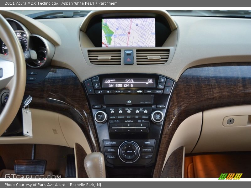 Aspen White Pearl / Parchment 2011 Acura MDX Technology