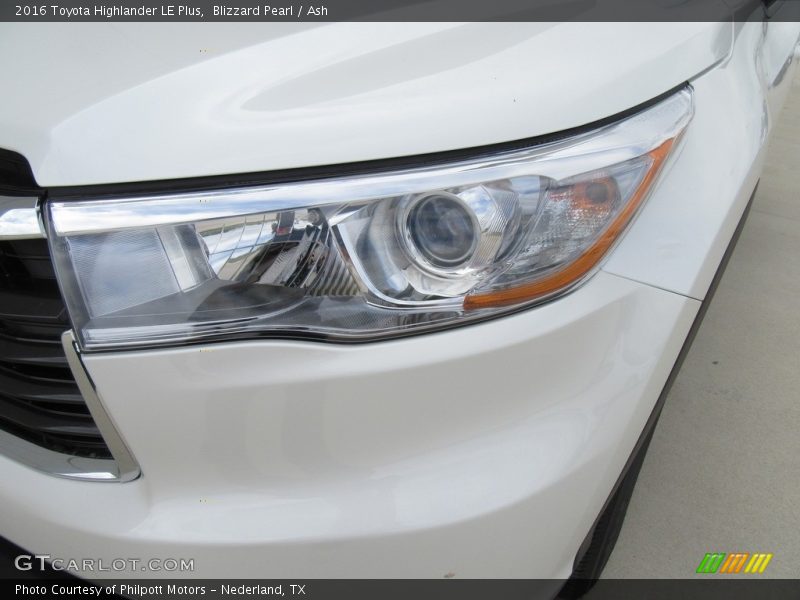 Blizzard Pearl / Ash 2016 Toyota Highlander LE Plus