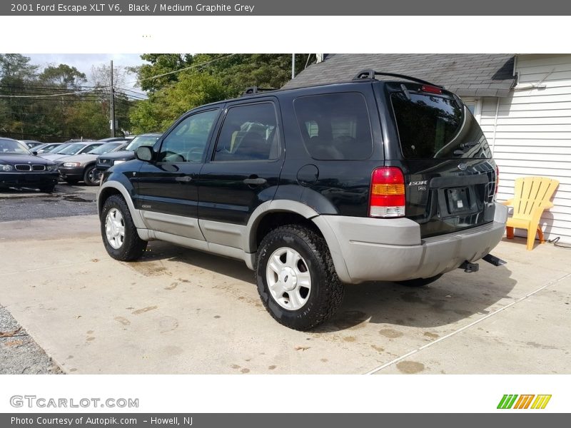 Black / Medium Graphite Grey 2001 Ford Escape XLT V6