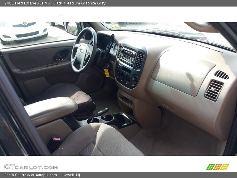 Black / Medium Graphite Grey 2001 Ford Escape XLT V6