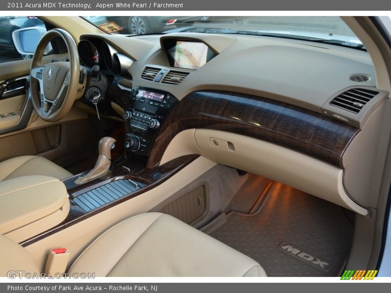 Aspen White Pearl / Parchment 2011 Acura MDX Technology