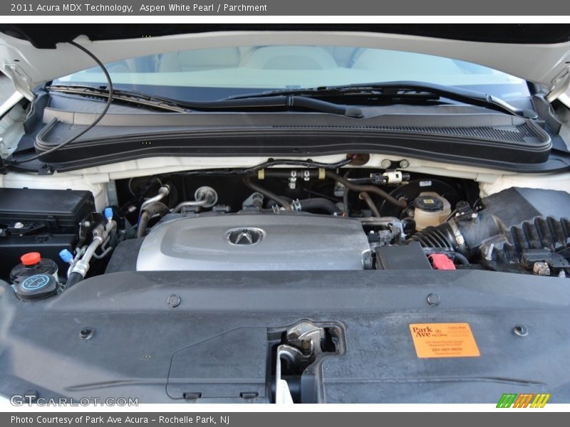 Aspen White Pearl / Parchment 2011 Acura MDX Technology