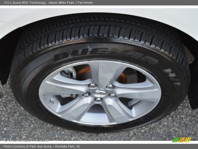 Aspen White Pearl / Parchment 2011 Acura MDX Technology
