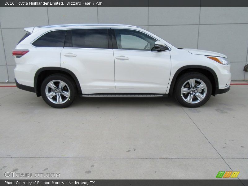 Blizzard Pearl / Ash 2016 Toyota Highlander Limited